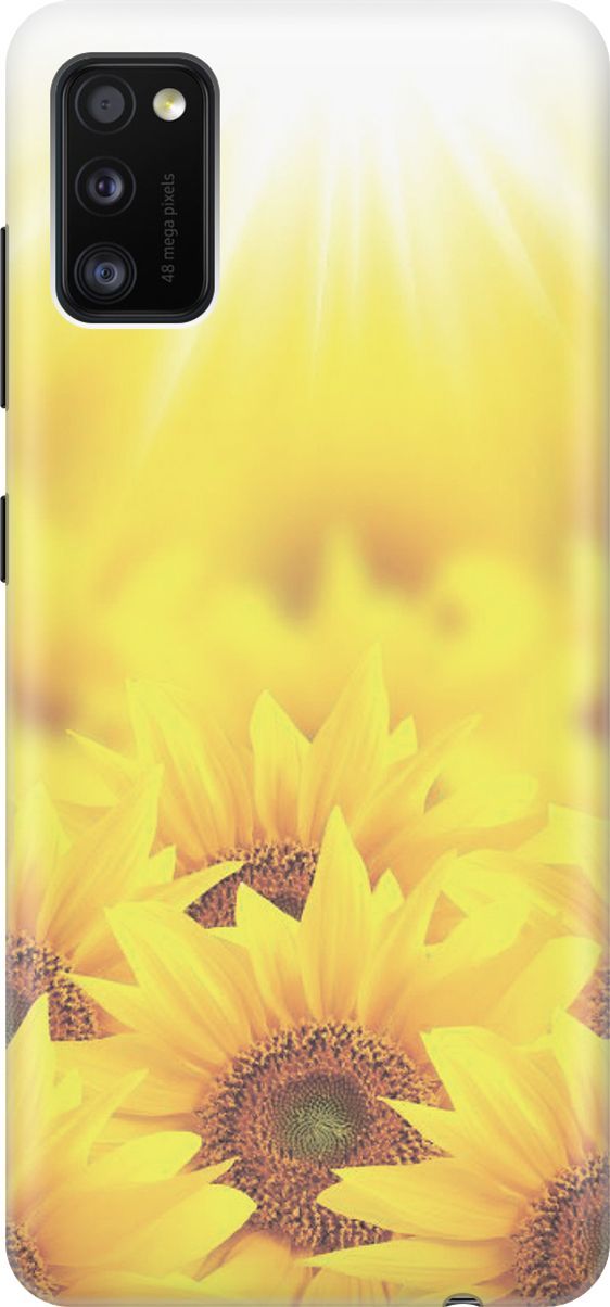 

Силиконовый чехол на Samsung Galaxy A41 с принтом "Поле подсолнухов", 2850