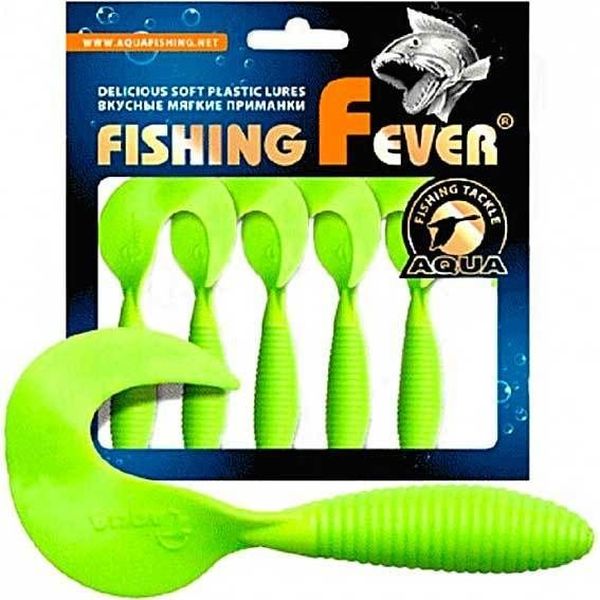 

Мягкая силиконовая приманка твистер AQUA FishingFever ARGO (6.8 / 011 (зеленоватый, Зеленый, FishingFever Argo