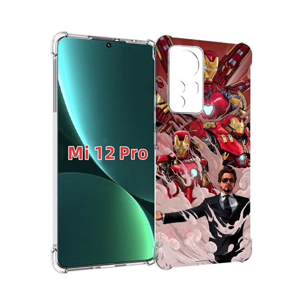 

Чехол MyPads Тони-Старк-и-костюмы для Xiaomi 12S Pro, Прозрачный, Tocco