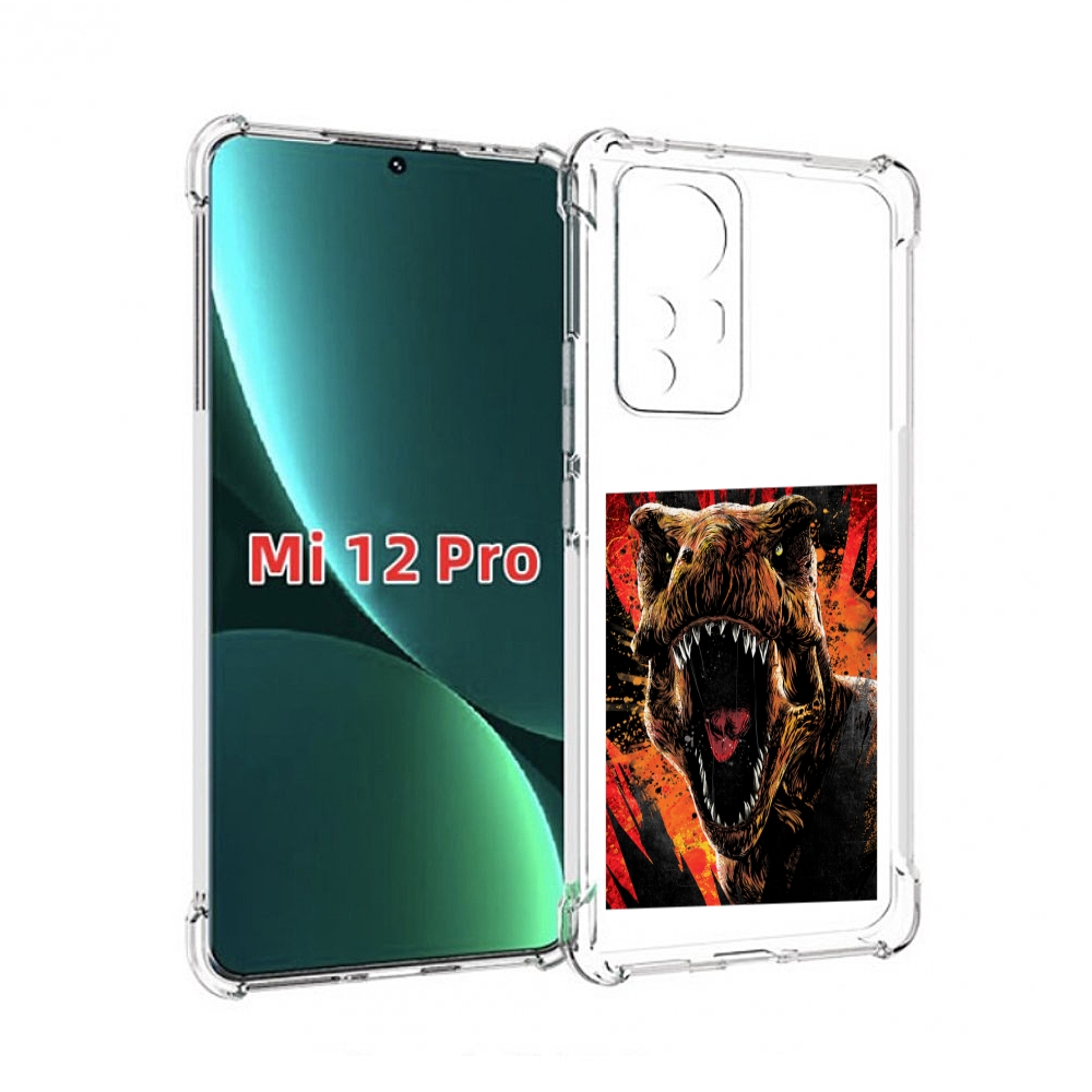 

Чехол MyPads Тиранозавр для Xiaomi 12S Pro, Прозрачный, Tocco