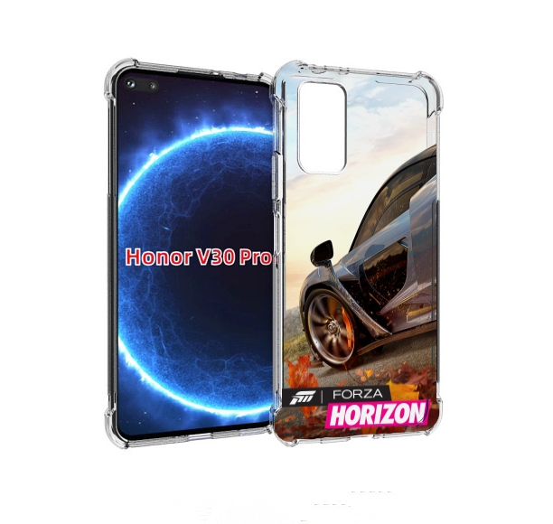 

Чехол бампер MyPads Forza Horizon 4 для Honor V30 Pro, Прозрачный, Tocco