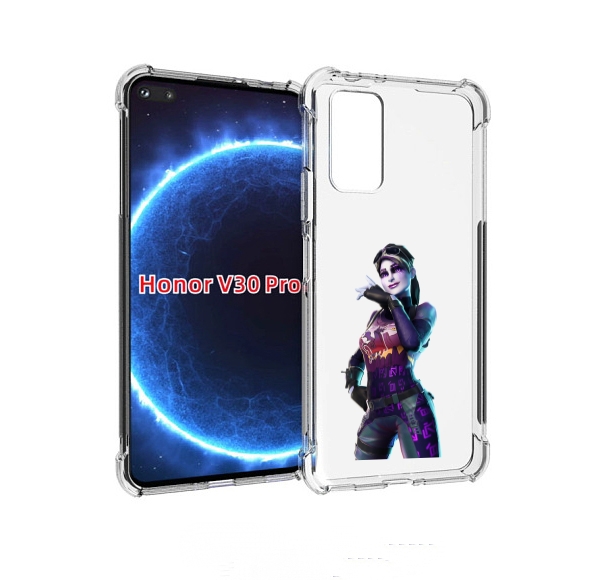 

Чехол бампер MyPads Fortnite-3 для Honor V30 Pro, Прозрачный, Tocco