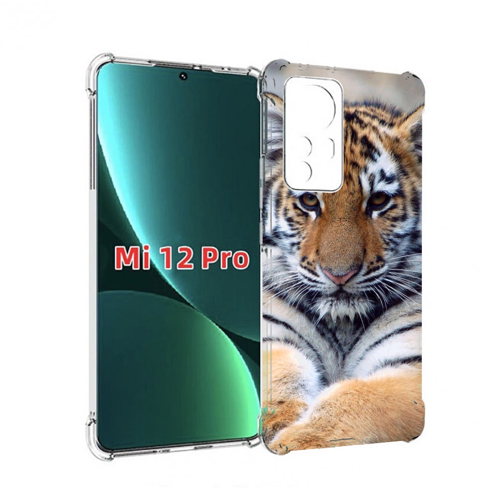 

Чехол MyPads Тигренок для Xiaomi 12S Pro, Прозрачный, Tocco