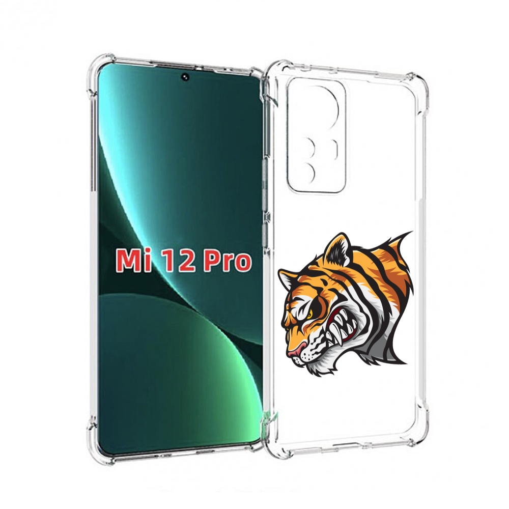 

Чехол MyPads Тигр для Xiaomi 12S Pro, Прозрачный, Tocco
