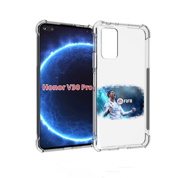 

Чехол бампер MyPads FiFA логотип для Honor V30 Pro, Прозрачный, Tocco