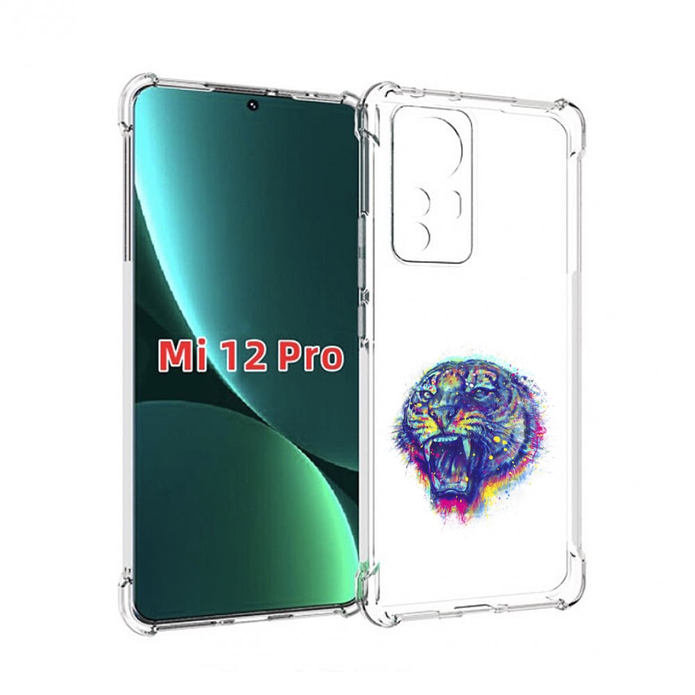 

Чехол MyPads Тигр 2 для Xiaomi 12S Pro, Прозрачный, Tocco