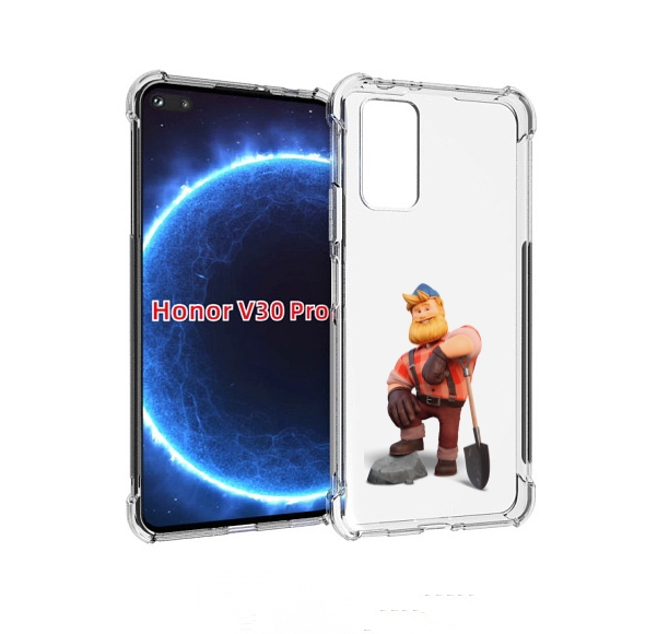 

Чехол бампер MyPads FarmVille-2 для Honor V30 Pro, Прозрачный, Tocco