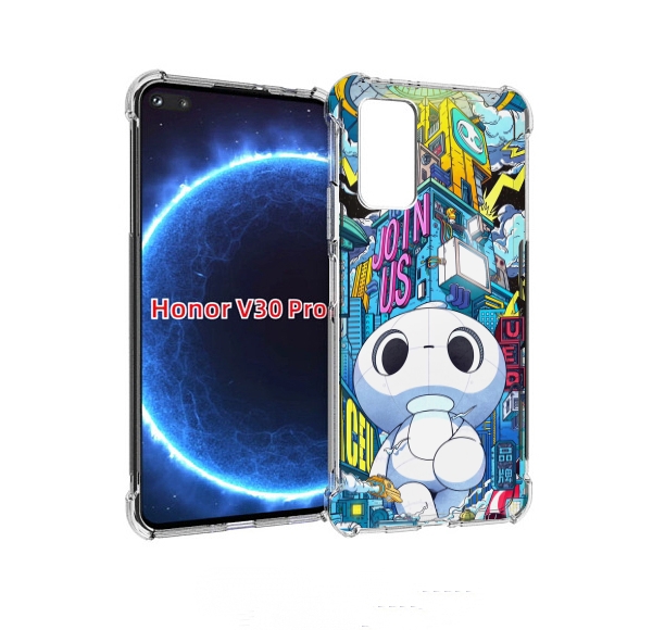 

Чехол бампер MyPads FaceU для Honor V30 Pro, Прозрачный, Tocco