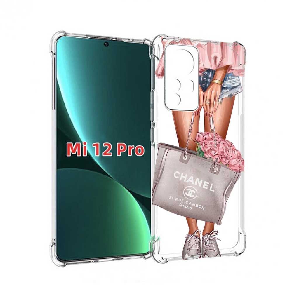 Чехол MyPads Сумка-с-цветами женский для Xiaomi 12S Pro