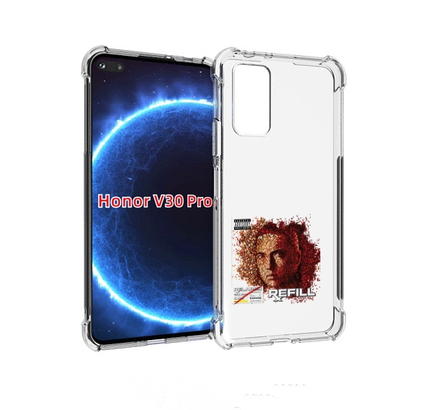 

Чехол Бампер Mypads Eminem Relapse, Refill Для Honor V30, Прозрачный, Tocco