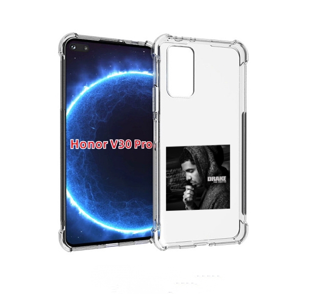 

Чехол бампер MyPads Drake - The Motto для Honor V30 Pro, Прозрачный, Tocco