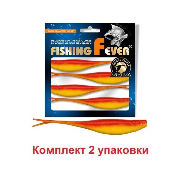 

Мягкая силиконовая приманка риппер для дроп-шота AQUA FishingFever BOSS (8.5 / 057, FishingFever Boss