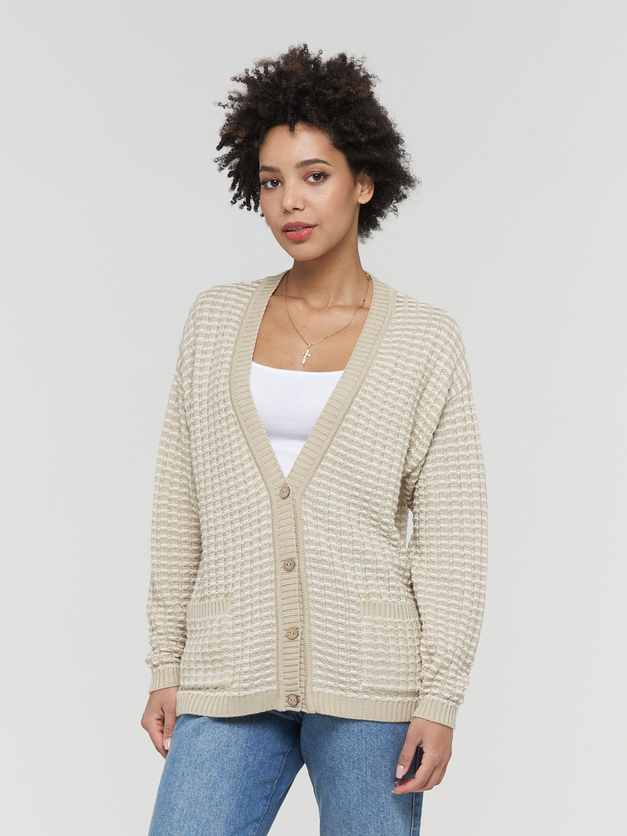 

Кардиган женский VAY 211-1674 бежевый 52 RU, 211-1674