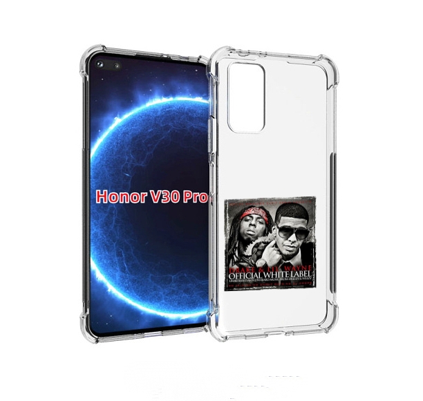 

Чехол бампер MyPads Drake - Official White Label для Honor, Прозрачный, Tocco