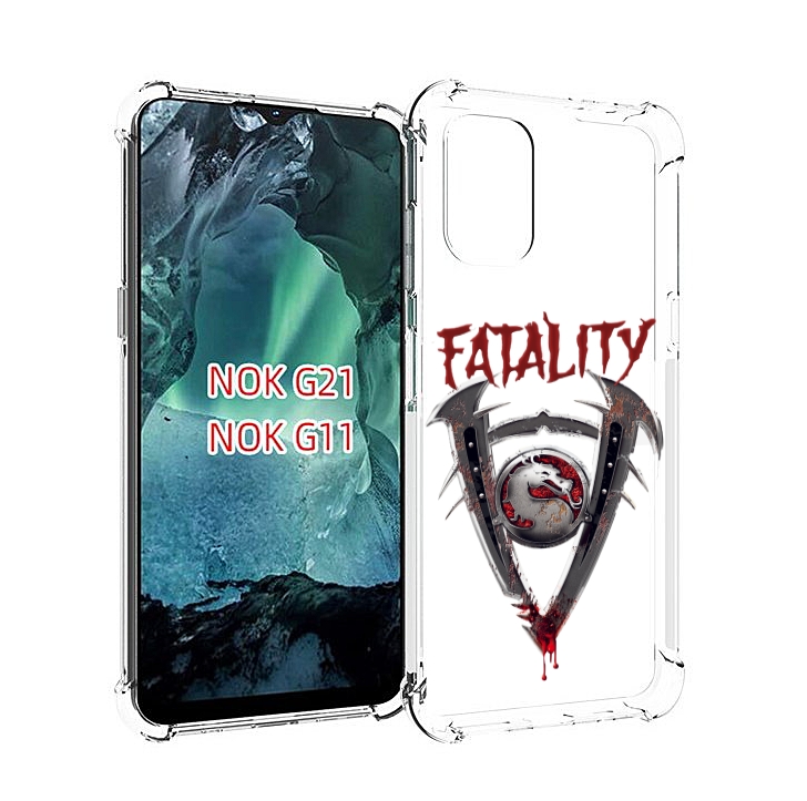 

Чехол MyPads Фаталити мужской для Nokia G11 / G21, Прозрачный, Tocco