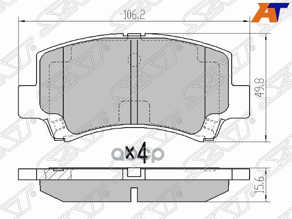 

Колодки Тормозные Перед Suzuki Wagon R 00-/Chery A1 07- Sat арт. ST-55810-75F32