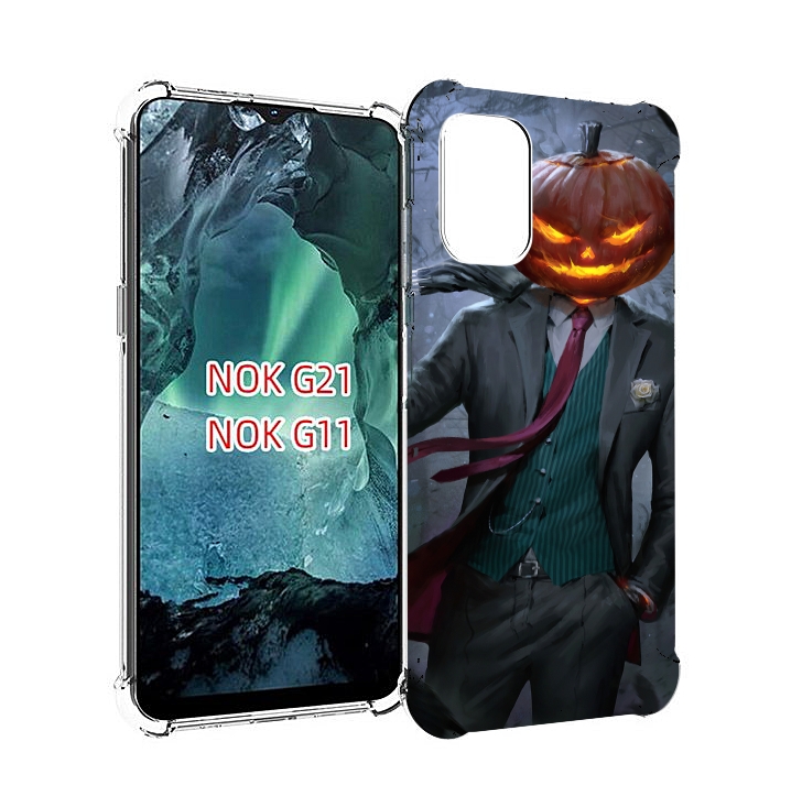 

Чехол MyPads Тыква-убийца для Nokia G11 / G21, Прозрачный, Tocco