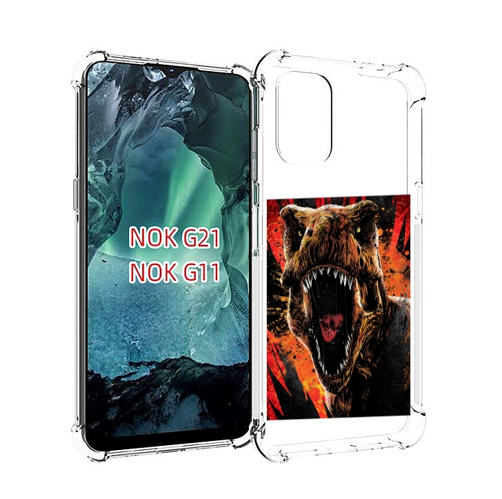 

Чехол Mypads Тиранозавр Для Nokia G11/G21, Прозрачный, Tocco