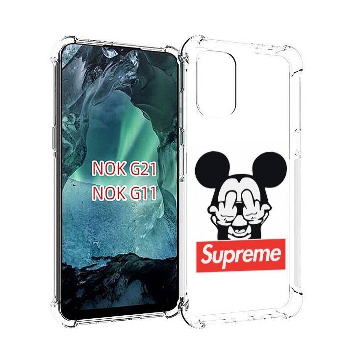 

Чехол Mypads Супримовский-Микки-Маус Для Nokia G11/G21, Прозрачный, Tocco
