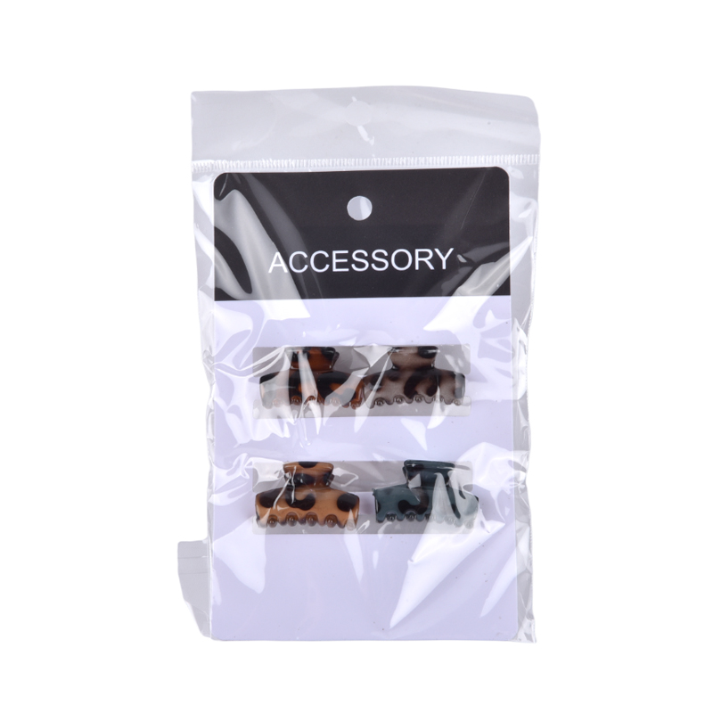 

Набор заколок для волос Accessories Крабы 2,51,5 см 4 шт, Коричневый