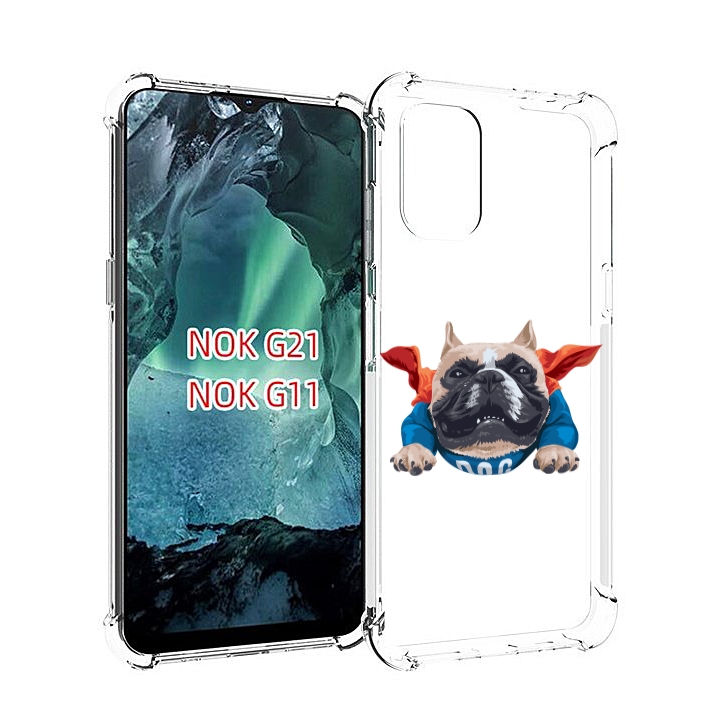 

Чехол Mypads Супер-Дог Для Nokia G11/G21, Прозрачный, Tocco