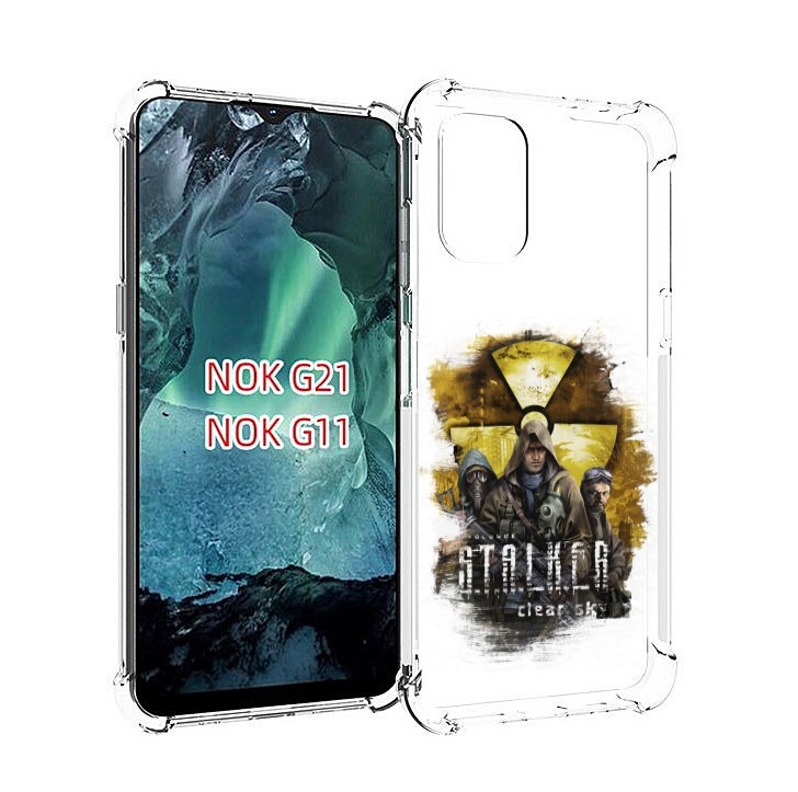 

Чехол Mypads Сталкер Мужской Для Nokia G11/G21, Прозрачный, Tocco