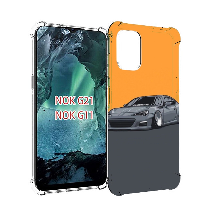 

Чехол Mypads Спорт-Кар Для Nokia G11/G21, Прозрачный, Tocco