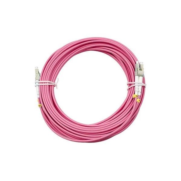 

Cabeus FOP-50-OM4-LC-LC-25m Шнур оптический duplex LC-LC 50/125 mm OM4 25м LSZH, Розовый