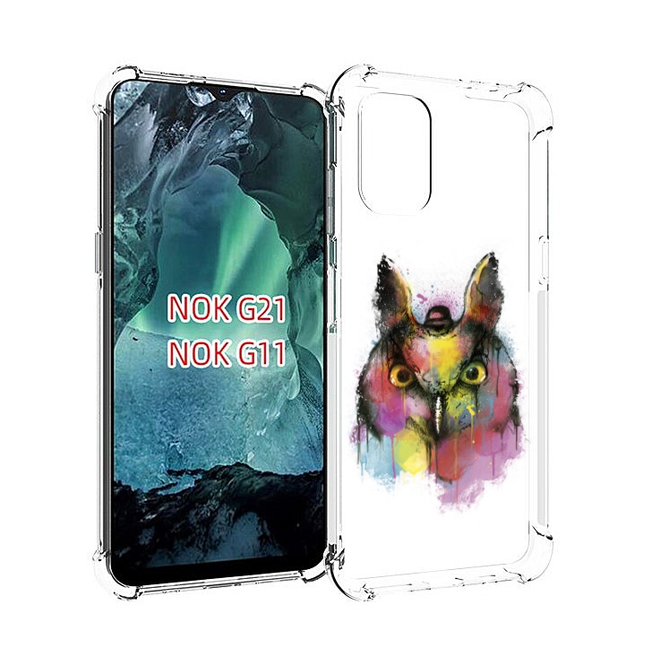 

Чехол Mypads Сова 2 Для Nokia G11/G21, Прозрачный, Tocco