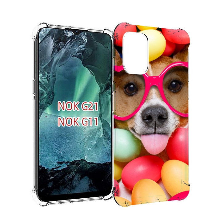 

Чехол Mypads Собака-В-Яйцах Для Nokia G11/G21, Прозрачный, Tocco