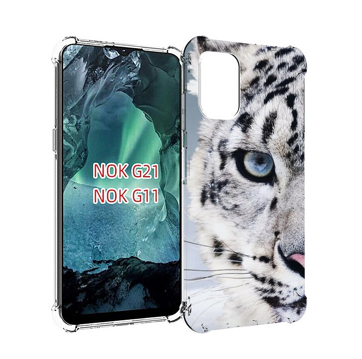 

Чехол Mypads Снежный-Барс Для Nokia G11/G21, Прозрачный, Tocco
