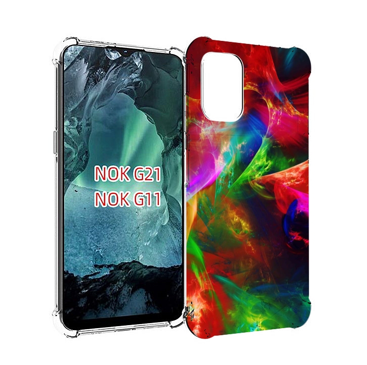 

Чехол Mypads Сияние-Красок Для Nokia G11/G21, Прозрачный, Tocco