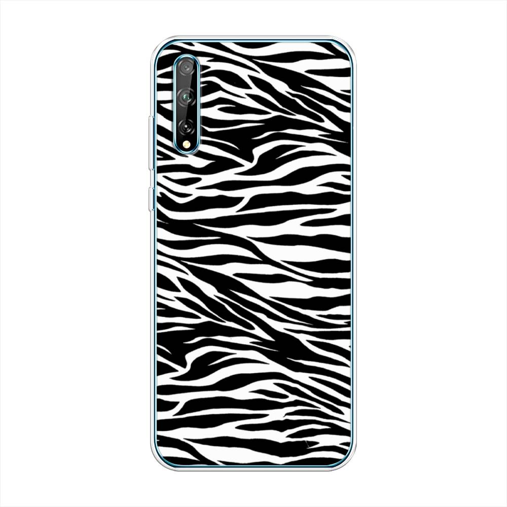 

Чехол Awog на Huawei P Smart S "Принт зебра", Белый;серый;черный, 6103550-7