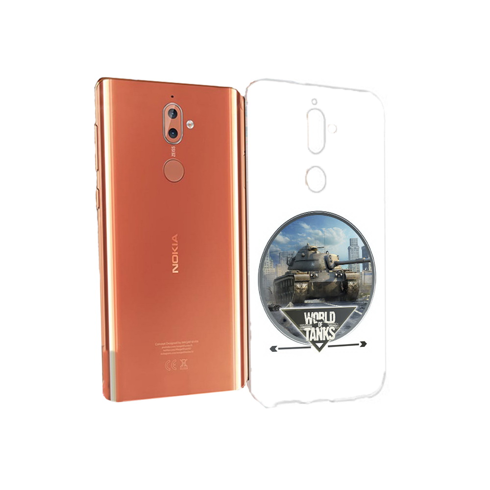 

Чехол MyPads Tocco для Nokia 9 Мир танков (PT126479.94.119), Прозрачный, Tocco