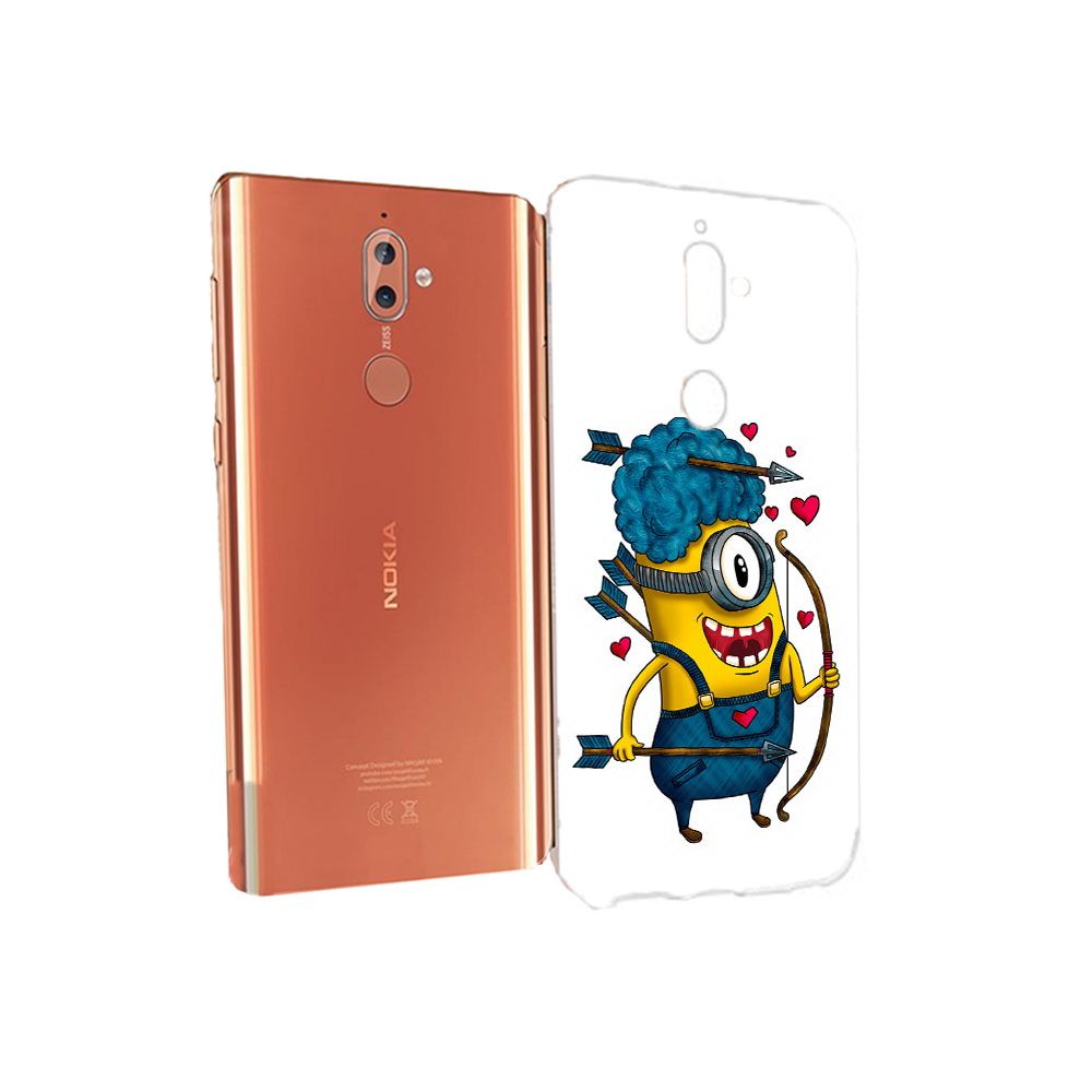

Чехол MyPads Tocco для Nokia 9 Миньон купидон (PT126479.94.117), Прозрачный, Tocco
