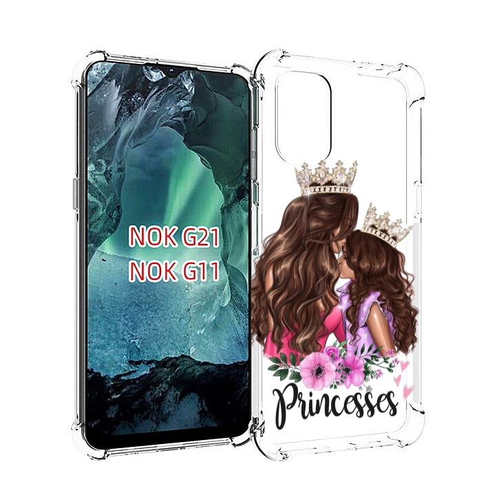 

Чехол Mypads Принцессы Женский Для Nokia G11/G21, Прозрачный, Tocco