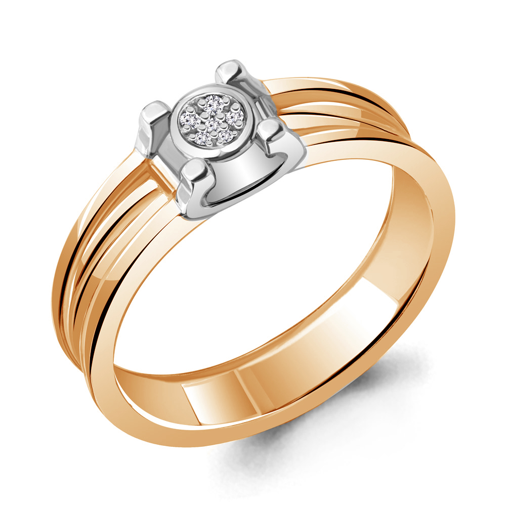 

Кольцо из серебра с бриллиантом Aquamarine Aquamarine 060062_925_з р. 18, 060062_925_з