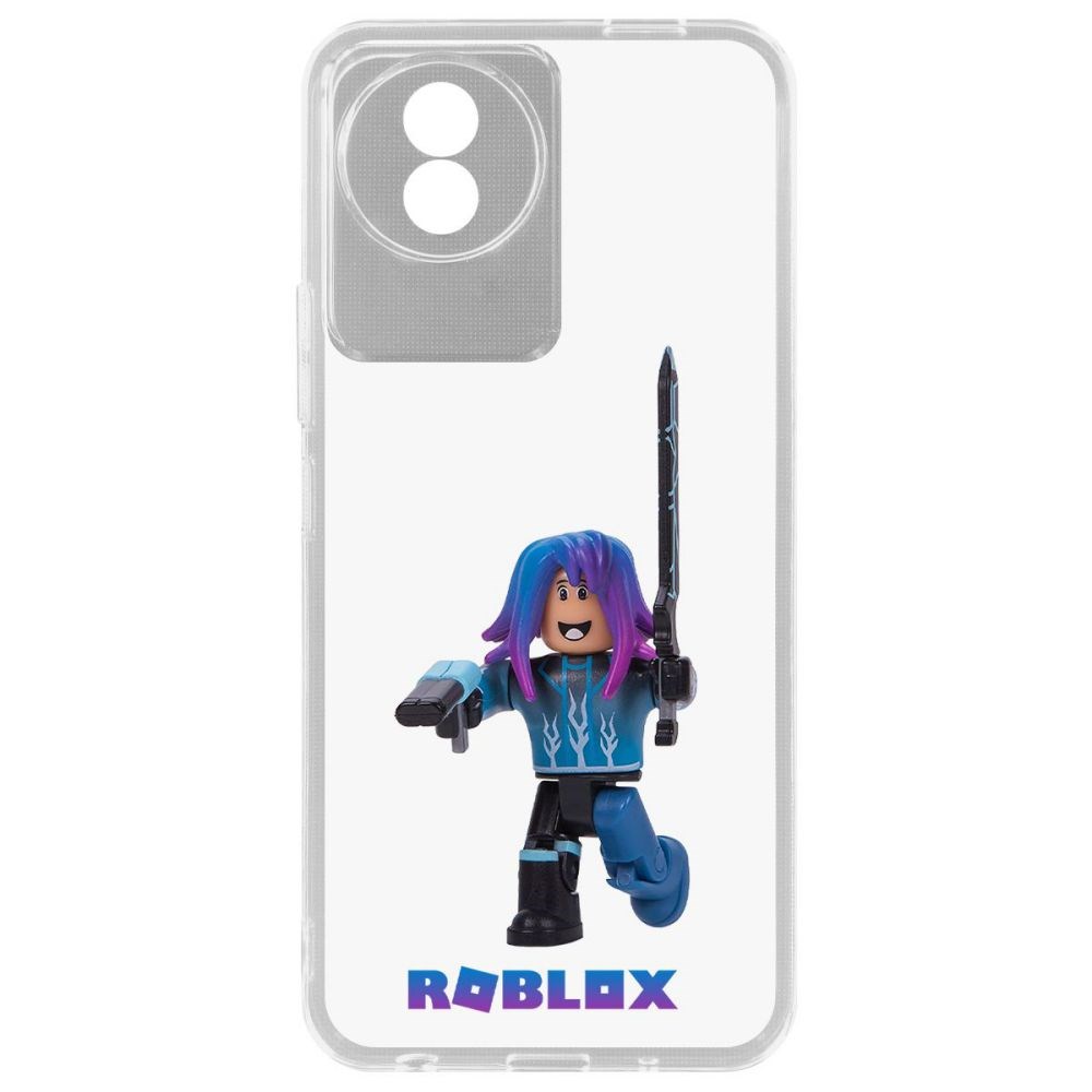 

Чехол Roblox-Паркурщик для Vivo Y02, Прозрачный