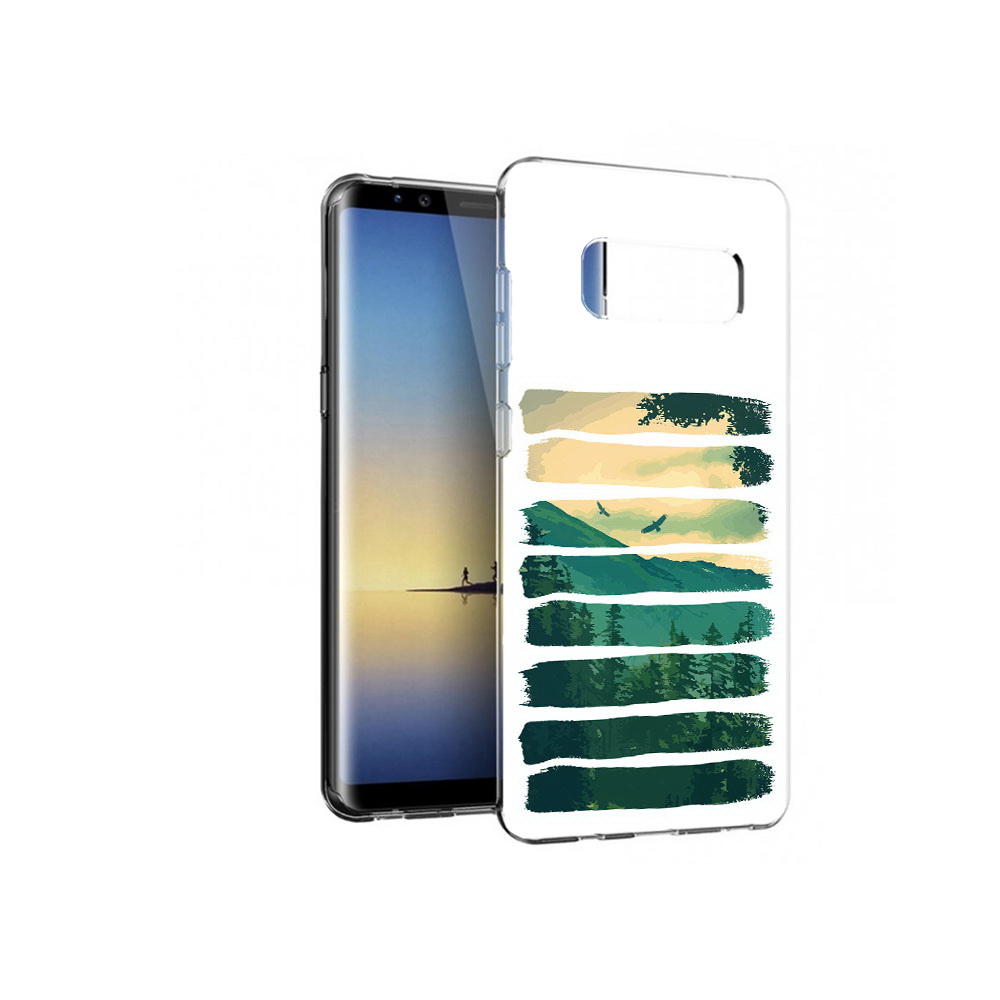 

Чехол MyPads Tocco для Samsung Galaxy Note 8 Лесная чаща, Прозрачный, Tocco