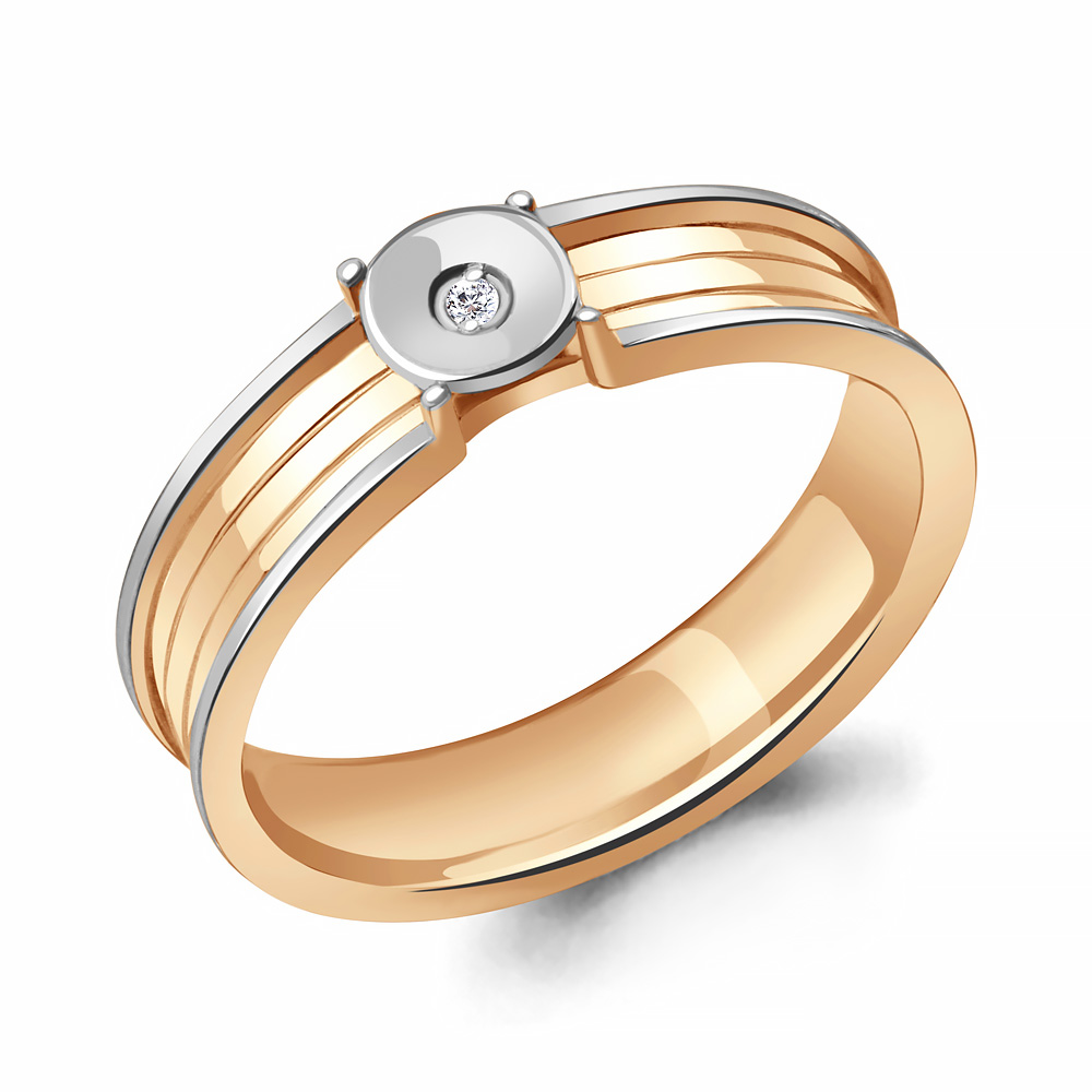 

Кольцо из серебра с бриллиантом Aquamarine Aquamarine 060055_925_з р, 060055_925_з