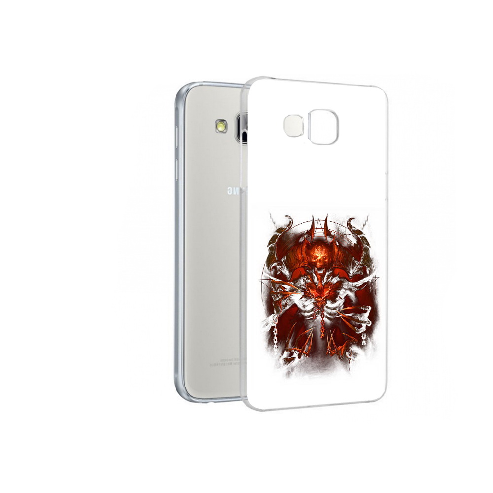 

Чехол MyPads Tocco для Samsung Galaxy A7 яркий демон, Прозрачный, Tocco