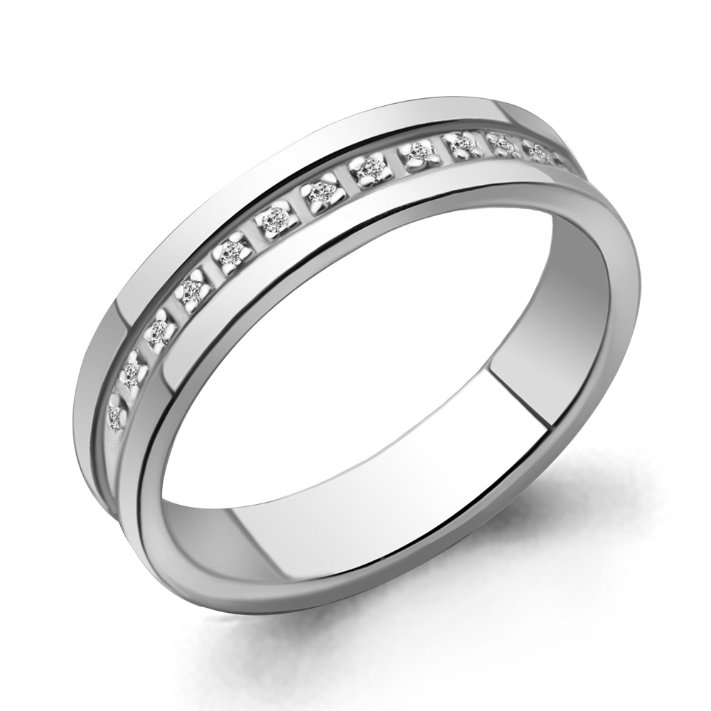 

Кольцо из серебра с бриллиантом Aquamarine Aquamarine 060051_925_р р. 19, 060051_925_р