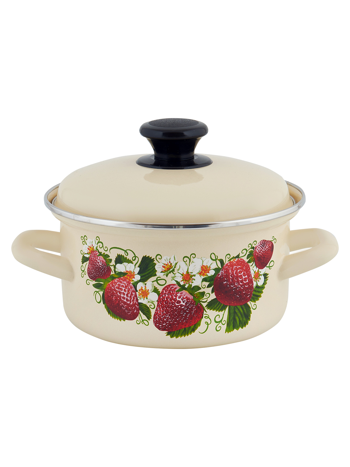 

Кастрюля эмалированная ALAT Home с крышкой, 1 л