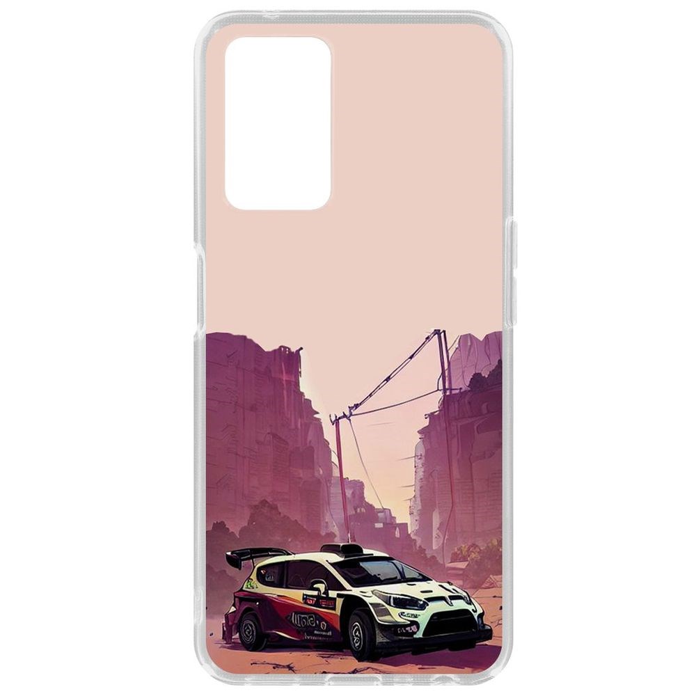 

Чехол Гоночный каньон для Oppo A96, Прозрачный