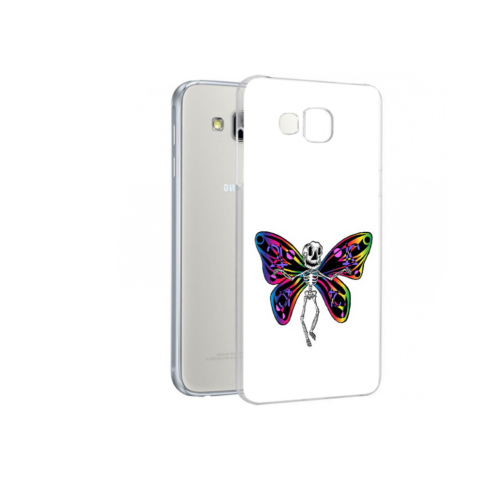 

Чехол MyPads Tocco для Samsung Galaxy A7 эффект бабочки, Прозрачный, Tocco