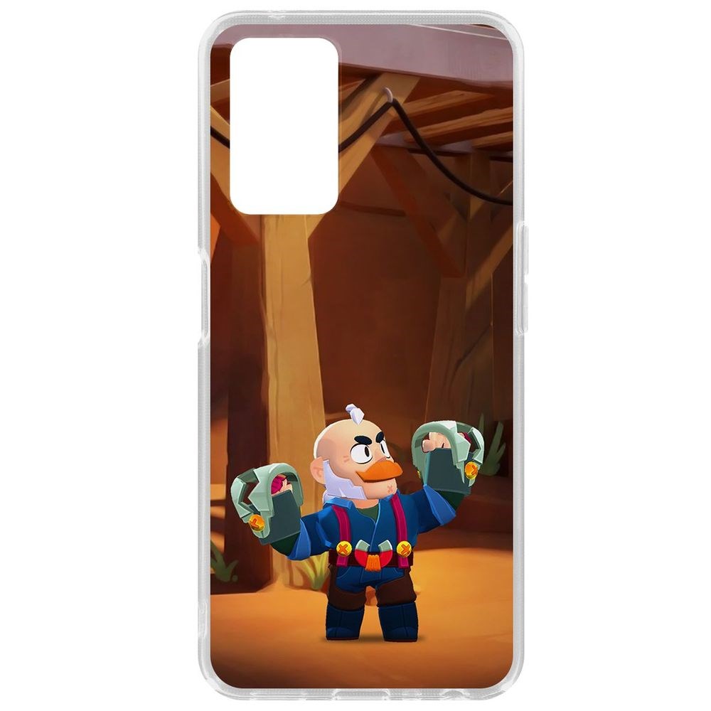 

Чехол Brawl Stars-Сэм для Oppo A96, Прозрачный
