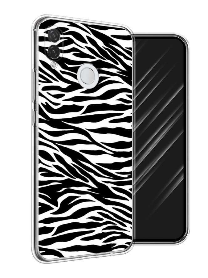 

Чехол Awog на Huawei P Smart Plus "Принт зебра", Белый;серый;черный, 68250-7