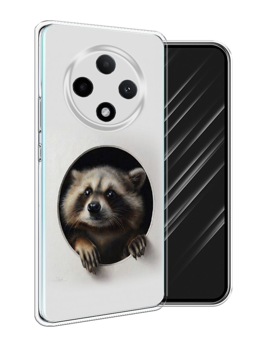 

Чехол Awog на Oppo A3 Pro 5G "Любопытный енот", Коричневый;черный;белый, 2517950-1