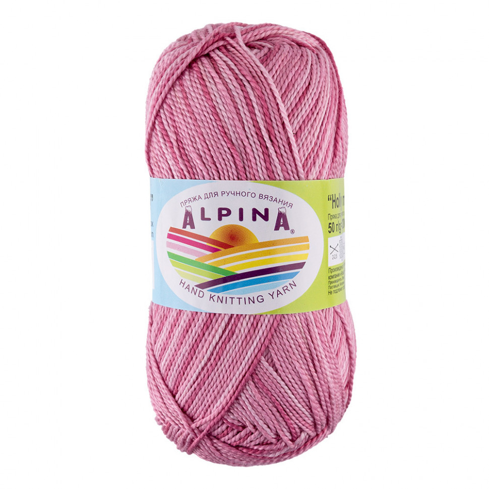 

Пряжа Alpina HOLLY MELANGE №15 100% мерсеризованный хлопок 10 х 50 гр, 200 м +/- 10 м