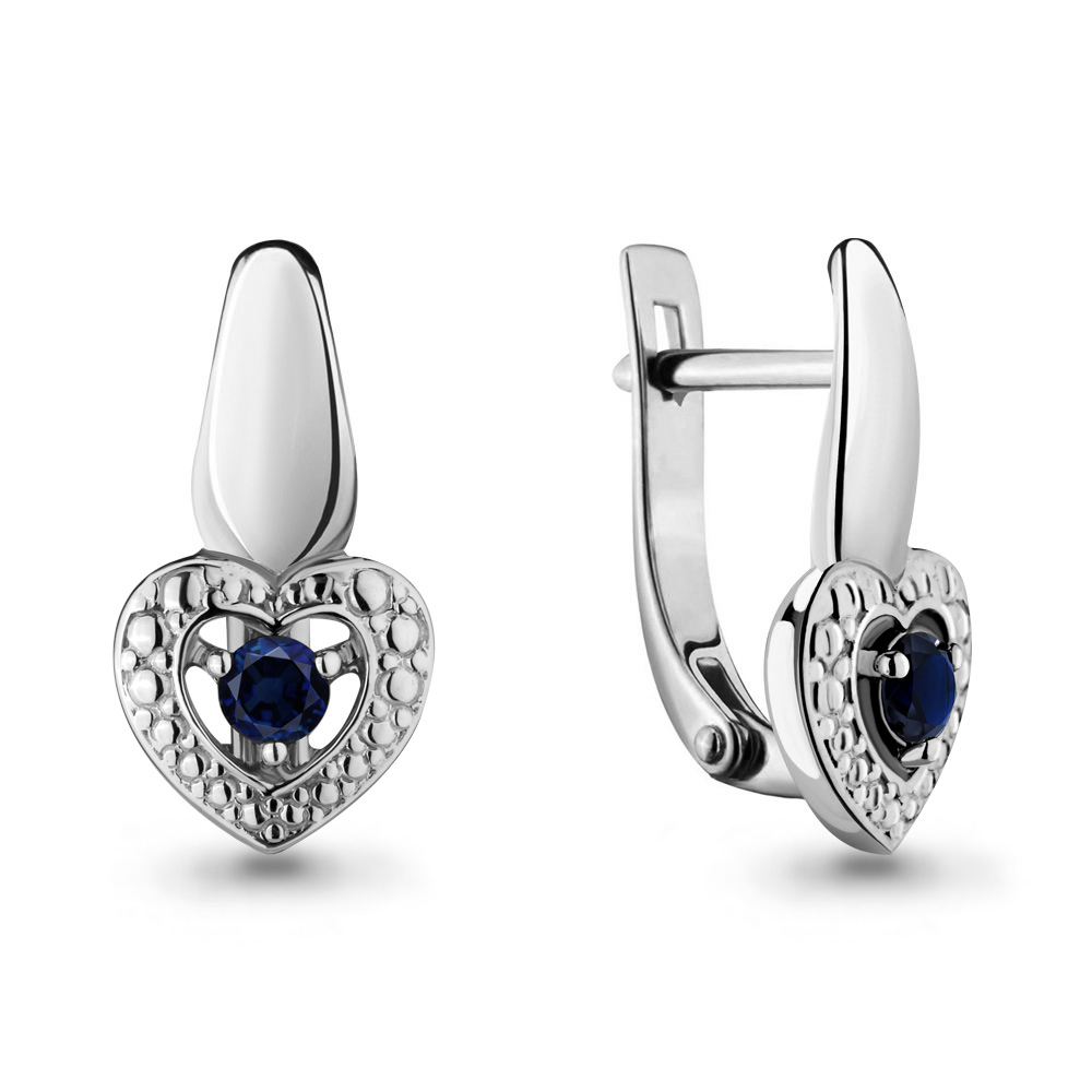 

Серьги из серебра с сапфиром Aquamarine Aquamarine 040265_925_р, 040265_925_р